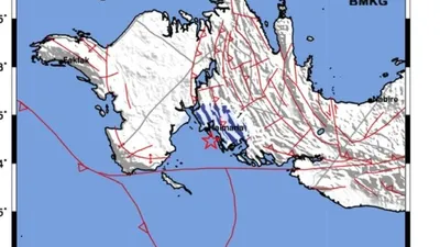 BMKG melaporkan gempa bumi di barat daya kaimana