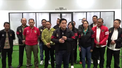 Potret Erick Thohir Setelah Jadi Ketua PSSI