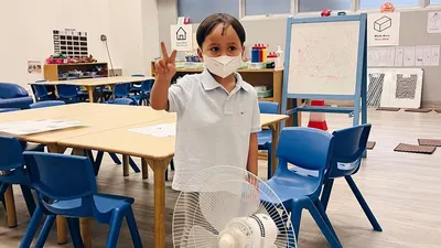 Potret Arrasya anak Tasya Kamila yang memiliki hobi mengoleksi kipas angin.(Tangkap Layar Instagram Tasya Kamila)