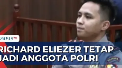 Richard Eliezer telah menjalani sidang kode etik Polri. Richard ditetapkan akan tetap menjadi anggota Polri