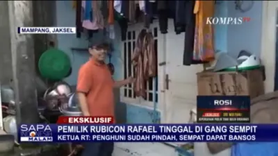 Ketua RT Sebut Rumah pemilik Rubicon sempat dapat bansos
