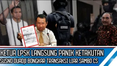 Susno Duadji Bongkar Transaksi Liar Sambo cs?