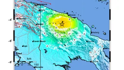 Illustrasi. Gempa 7,2 M di Papua Barat