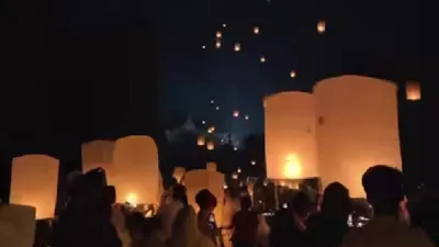 Ilustrasi Lampion Perayaan Waisak