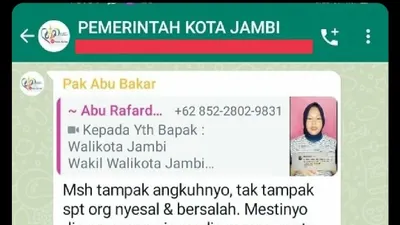 Juru Bicara Pemkot Jambi, Abu Bakar dituding turut serta menjadi orang yang memprovokasi dalam kasus kritikan yang dilontarkan siswi SMP berinisial SFA ke Pemkot Jambi.