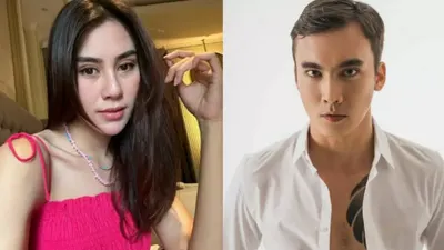 Kolase foto Syahnaz Sadiqah dan Rendy Kjaernett