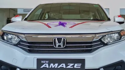Tampilan New Honda Amaze 2023 yang punya desain sporty dan elegan.(Tangkap Layar Instagram @milan_sharma13)