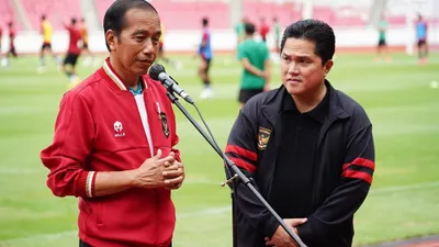 Jokowi dan Erick Thohir