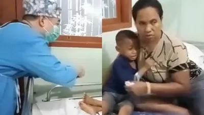 Viral anak digigit anjing rabies