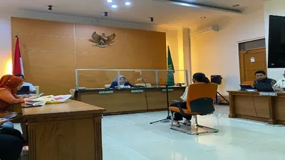 Suasana Persidangan Anak AG di Pengadilan Negeri Jakarta Selatan