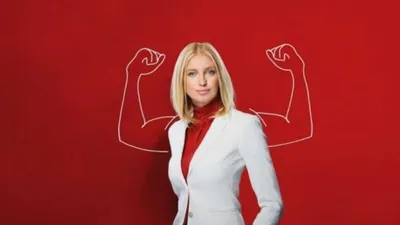 Ilustrasi wanita mandiri bermental kuat 