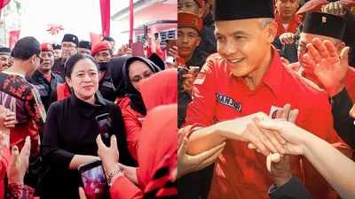 Puan Maharani dan Ganjar Pranowo