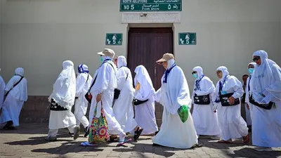 Jamaah calon haji Indonesia kloter 1 sudah tiba di Mekkah dan akan melaksanakan umroh wajib.