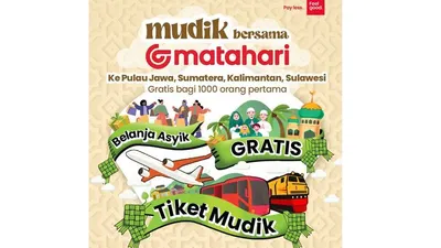 Matahari bagi-bagi 1000 tiket mudik gratis