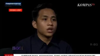 Richard Eliezer saat wawancara eksklusif di progam Rosi Kompas TV