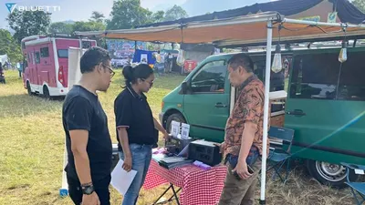 BLUETTI hadir dalam acara Bandung Lautan Campervan