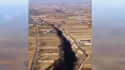 Klaim  Akibat Patahan Kerak Bumi di Turki Imbas Gempa, Sehingga Membentuk Jurang Panjang