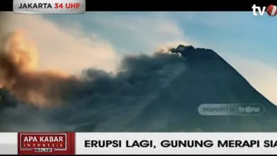 Awan Panas Petruk di Gunung Merapi