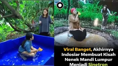 Heboh Aksi Mandi Lumpur Milik Sultan Akhyar di TikTok, Kini Indosiar Membuat Kisahnya jadi Sinetron?