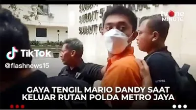 Sikap Songong dan Tengil Mario Dandy Satrio Jadi Sorotan