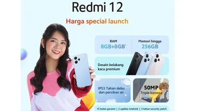 Redmi 12 resmi meluncur di Indonesia