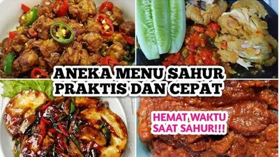 Menu sahur sehat dan simple