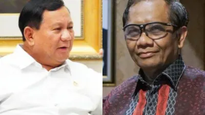 Prabowo Subianto dan Mahfud MD