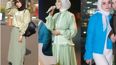 Trend baju Lebaran 2023 ala Lesti Kejora viral