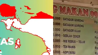 Daftar Harga Makan Viral di Warung Makan di Pedalaman Papua