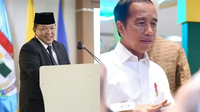 Gubernur Lampung, Arinal Djunaidi dan Presiden Jokowi