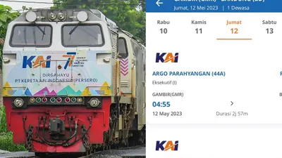 Viral Harga Tiket KA Argo Parahyangan Naik Tajam