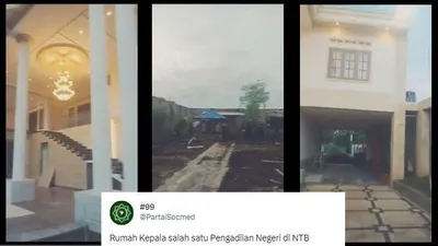 Rumah mewah diduga milik Kepala Pengadilan Negeri NTB