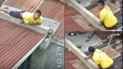 Viral! Pria Kepergok Ngintip Sedang Wanita Mandi