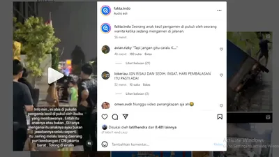 Viral! Seorang Ibu Pukul Pengemis Anak di Puri Kembangan CNI Jakarta Barat, Sebut Tak Takut Presiden