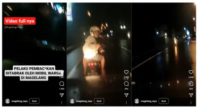 Viral sebuah video drama pengejaran pelaku pembacokan di jalan Magelang-Yogyakarta atau di Mertoyudan.