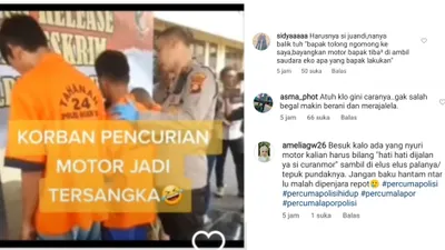 Viral sebuah video wawancara yang diduga seorang anggota polisi terhadap tersangka kasus pencurian motor yang kini menjadi tersangka.