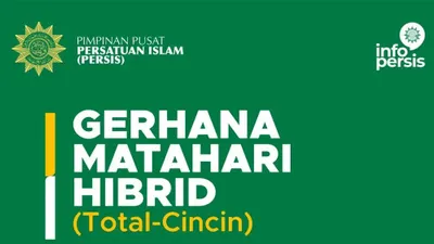 Salat Gerhana - fenomena Gerhana Matahari Hibrid