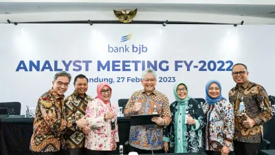 bank bjb dalam paparan Analyst Meeting Full Year 2022