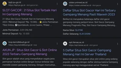 Situs pemerintah disusupi judi online