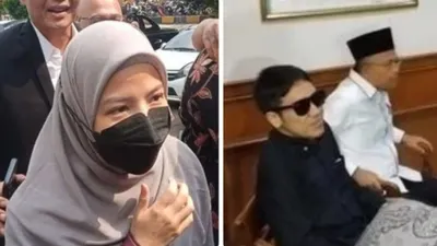 Sidang Cerai Perdana, Desta dan Natasha Rizky Hadir di Pengadilan Agama Jakarta Selatan