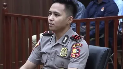 Richard Eliezer saat sidang kode etik Polri.(Tangkap Layar YouTube KOMPASTV)