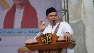 Ustadz Abdul Somad ketika berdakwah 