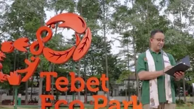 Tebet Ecopark yang digagas dan diresmikan Anies Baswedan bukan saja meraih penghargaan, tetapi menjadi pilihan warga Jakarta untuk melepas penat.