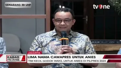 Anies Baswedan memberikan penjelasan terkait siapa yang akan menemaninya jelang Pilpres 2024.