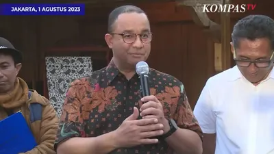 Eks Gubernur DKI Jakarta, Anies Baswedan memberikan tanggapan mengenai peresmian sodetan Ciliwung.