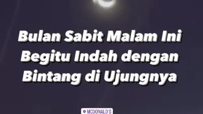 Fenomena 'Bulan Bintang' di Langit Medan Bikin Heboh Warga