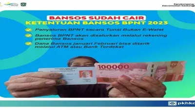 Bansos PKH dan BPNT Cair Bersamaan Bulan Maret 2023