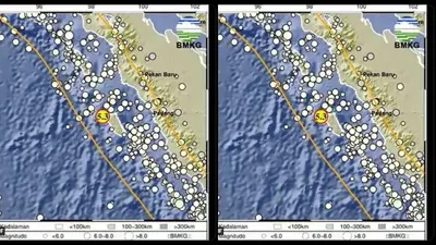 Gempa 5,3 Magnitudo Guncang Kepulauan Mentawai Sumbar