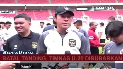 Pelatih Timnas Indonesia U20 Shin Tae Yong Akan Membubarkan Timnas U20 Setelah Batal Main