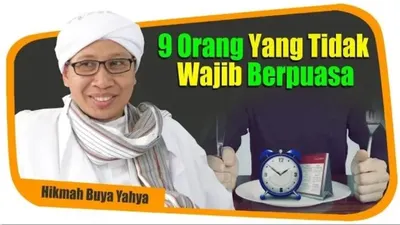 CATAT! 9 Golongan Orang yang Tidak Wajib Berpuasa di Bulan Ramadan, Siapa Saja? Simak Penjelasan Buya Yahya